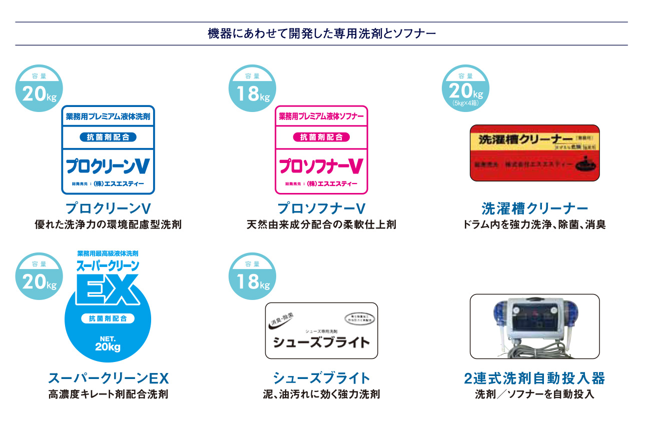 洗剤・ソフナー類